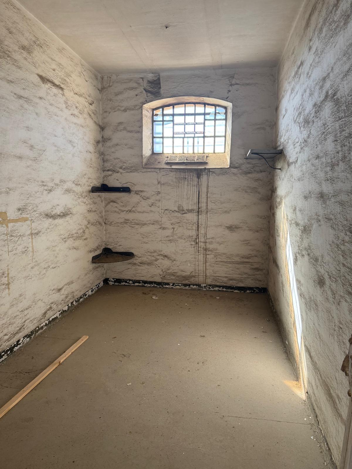 Original prison cell at Kordin